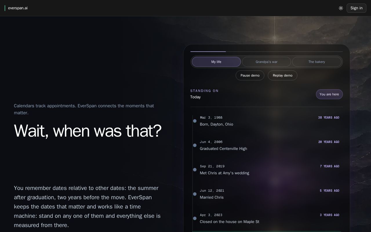 Preview of everSpan.ai