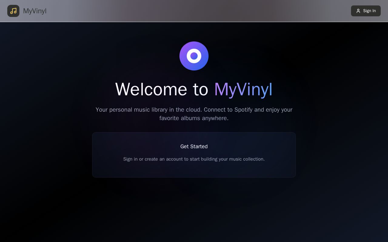 Preview of MyVinyl