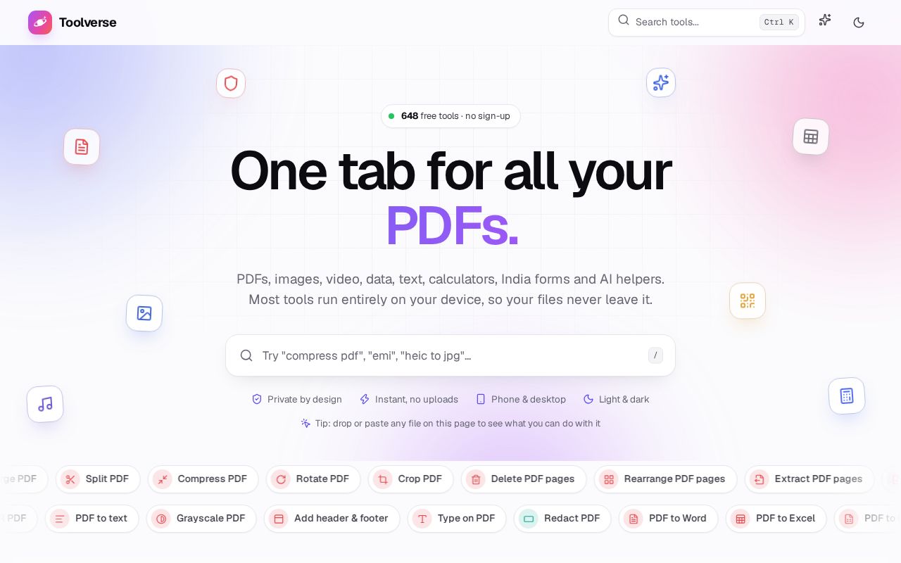 Preview of Tools