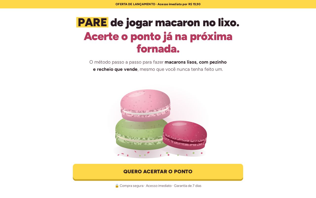 Preview of Macarons Receitas