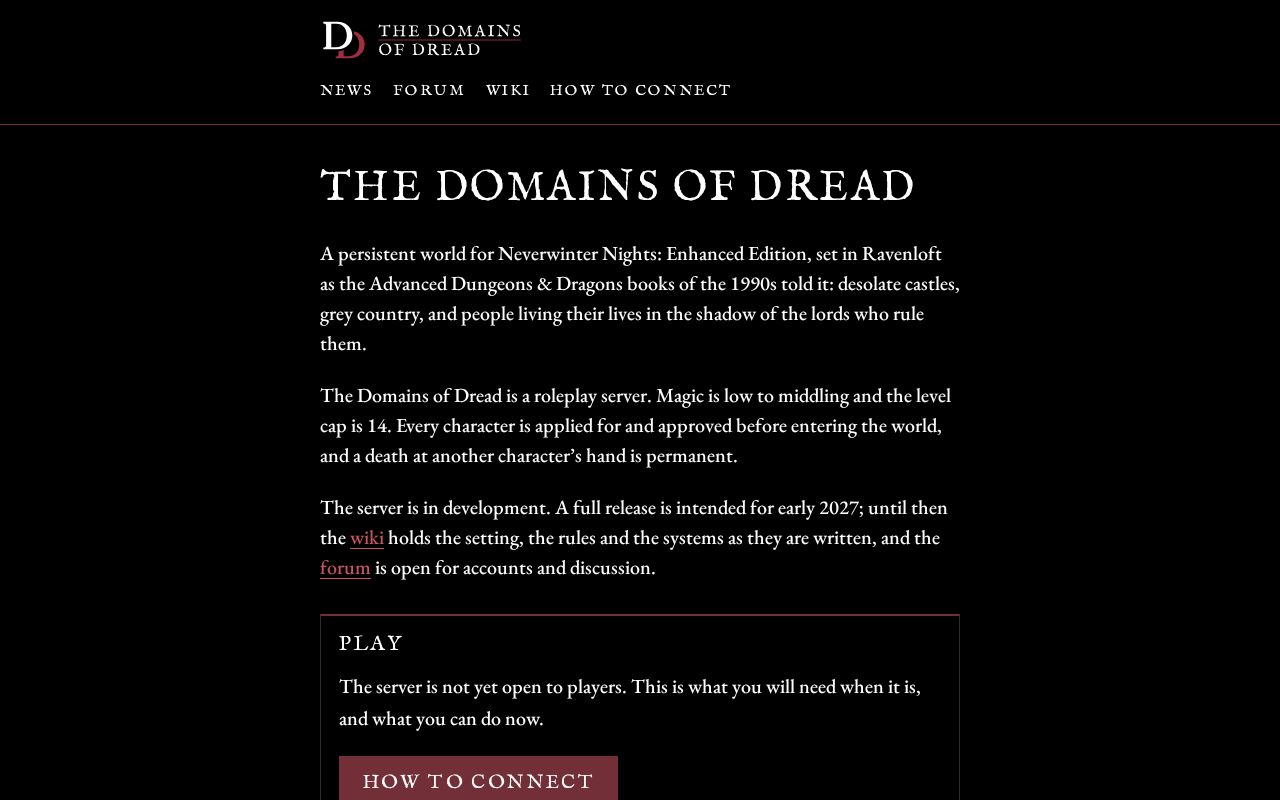 Preview of Thedomainsofdread Com
