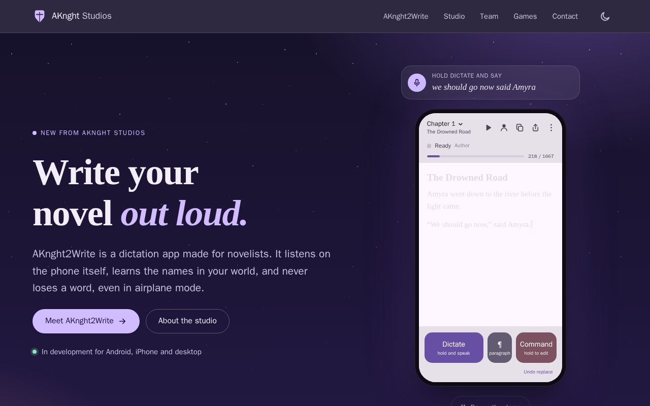 Preview of AKnght Github Io