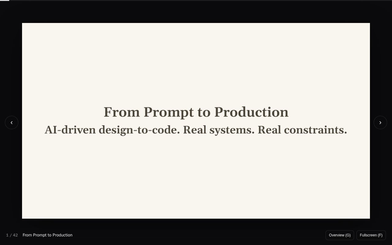 Preview of From Prompt To Production