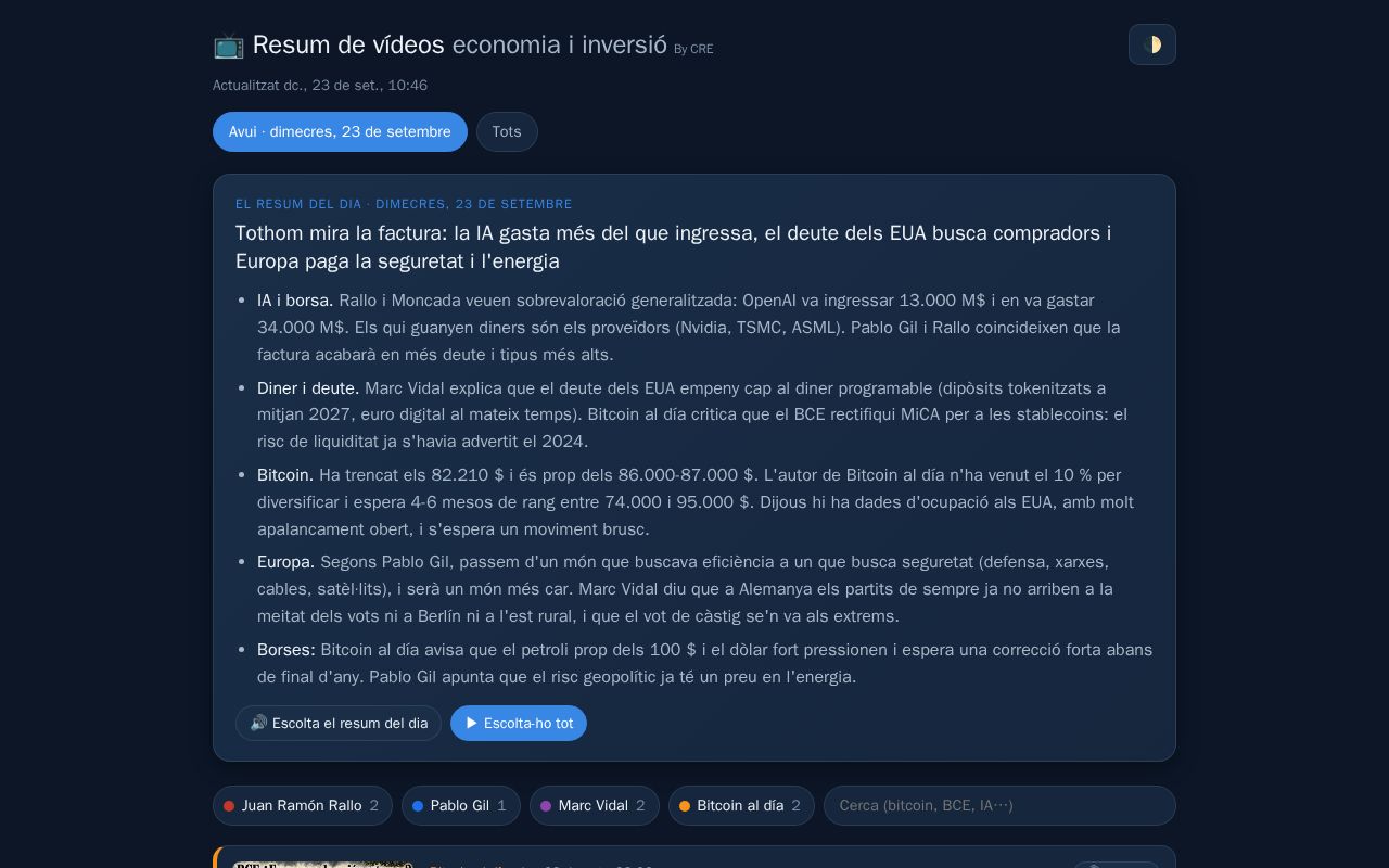 Preview of Resum de vídeos