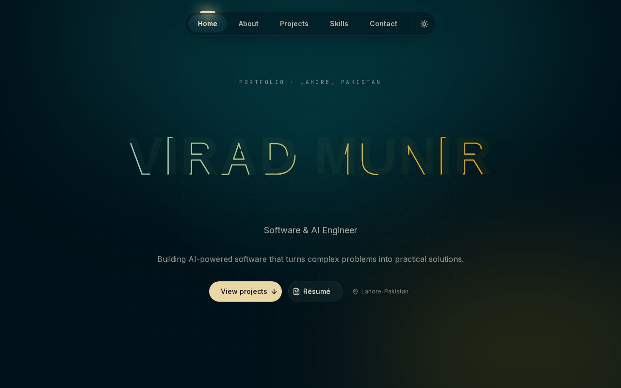 Preview of ViradMunir Github Io