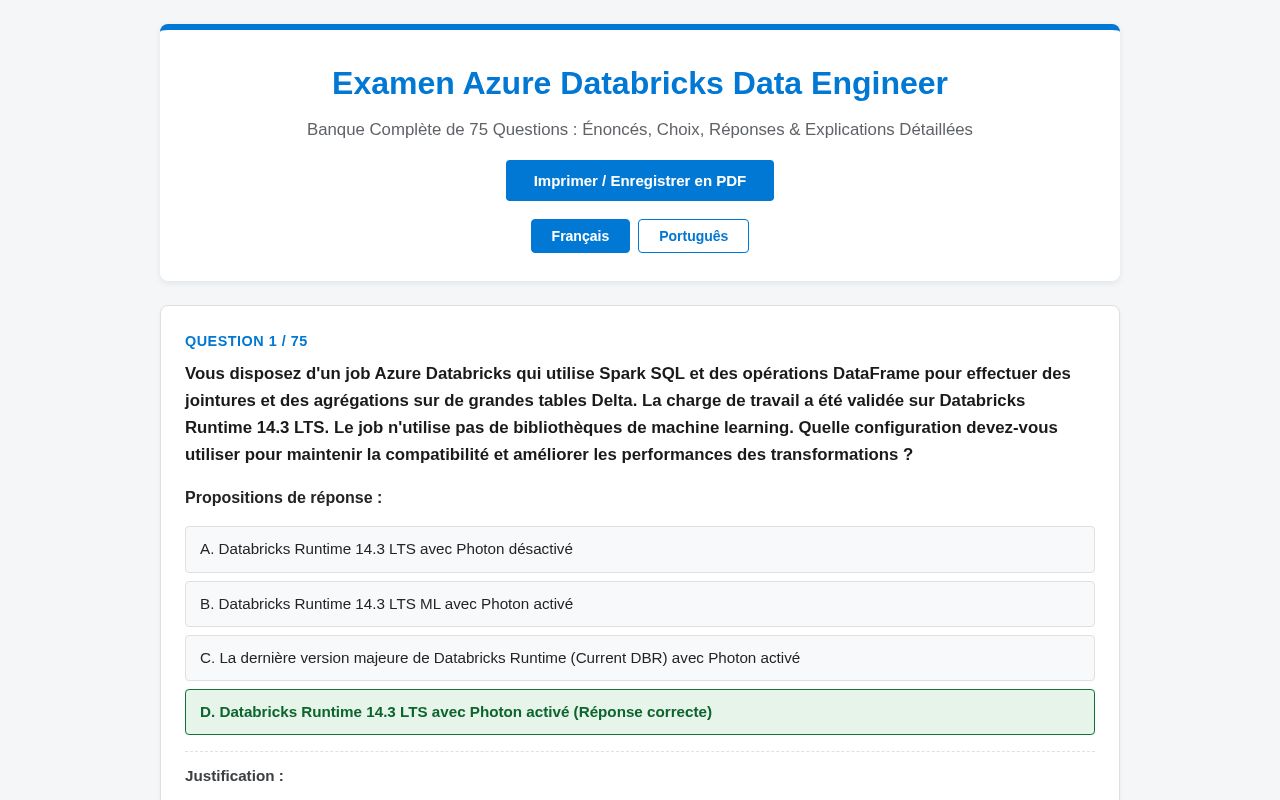Preview of Dp750 Azure Databricks Exam
