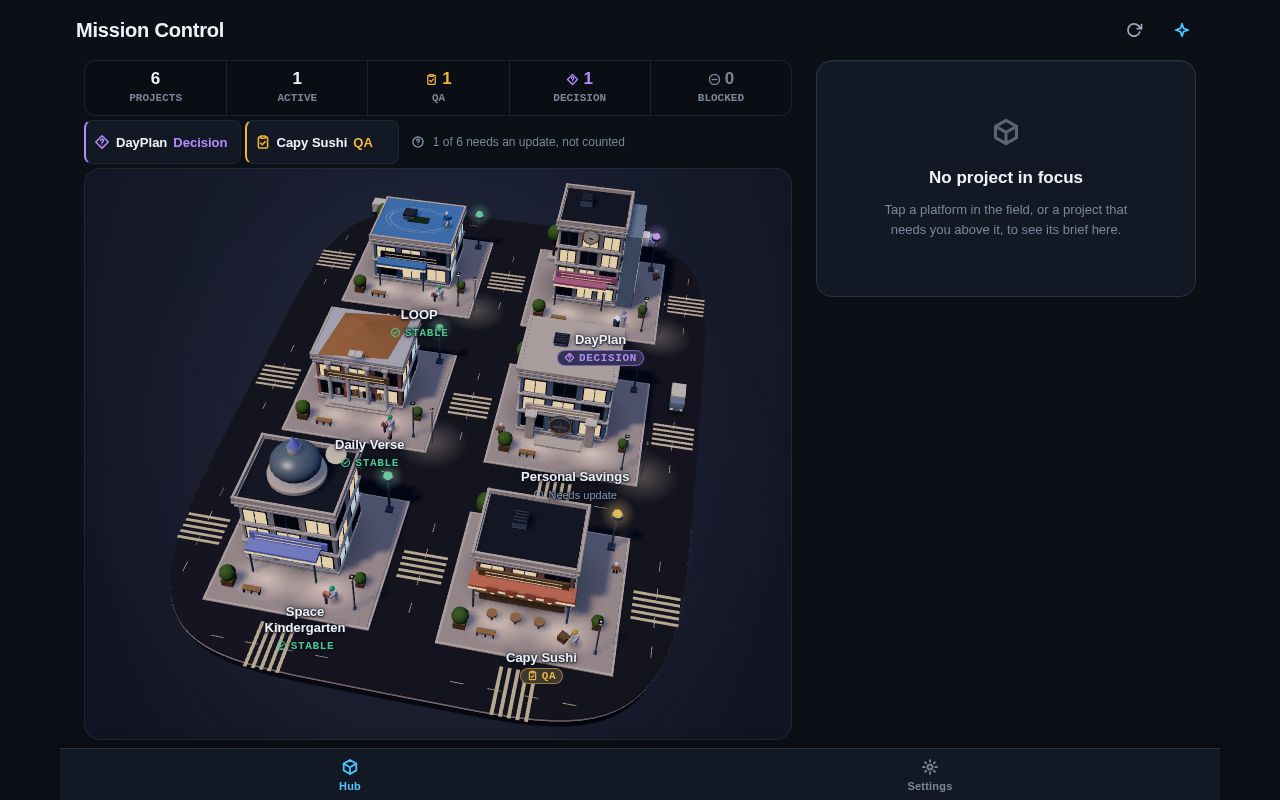 Preview of Mission Control