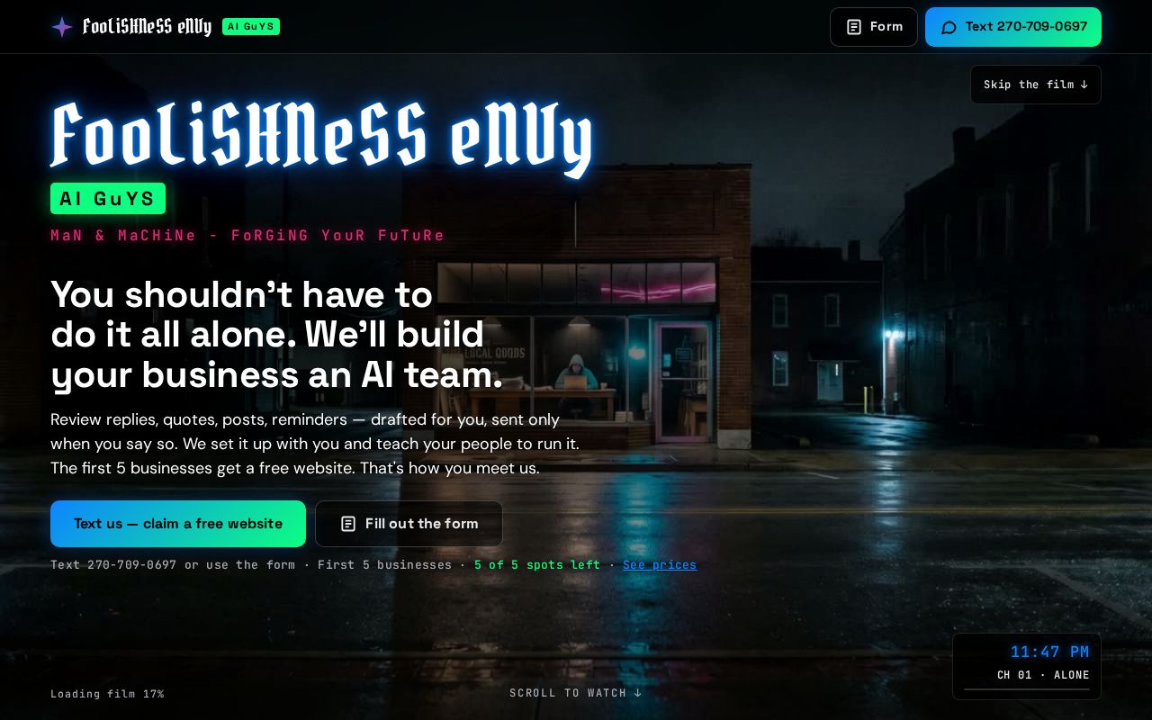 Preview of FooLiSHNeSS ENVy AI GuYS