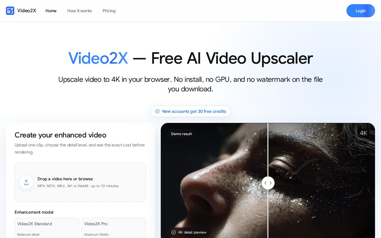 Preview of Video2X