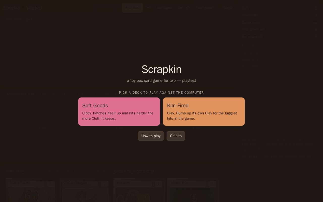 Preview of Scrapkin Playtest