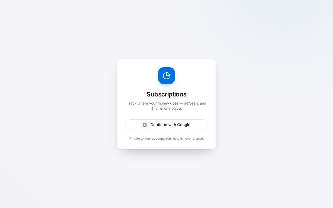 Preview of Subscriptions