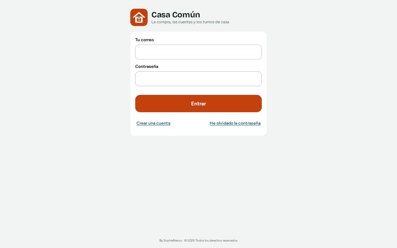 Preview of Casa Común