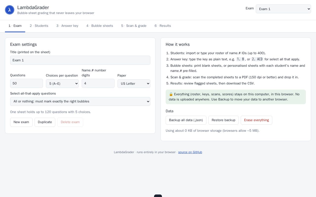 Preview of LambdaGrader