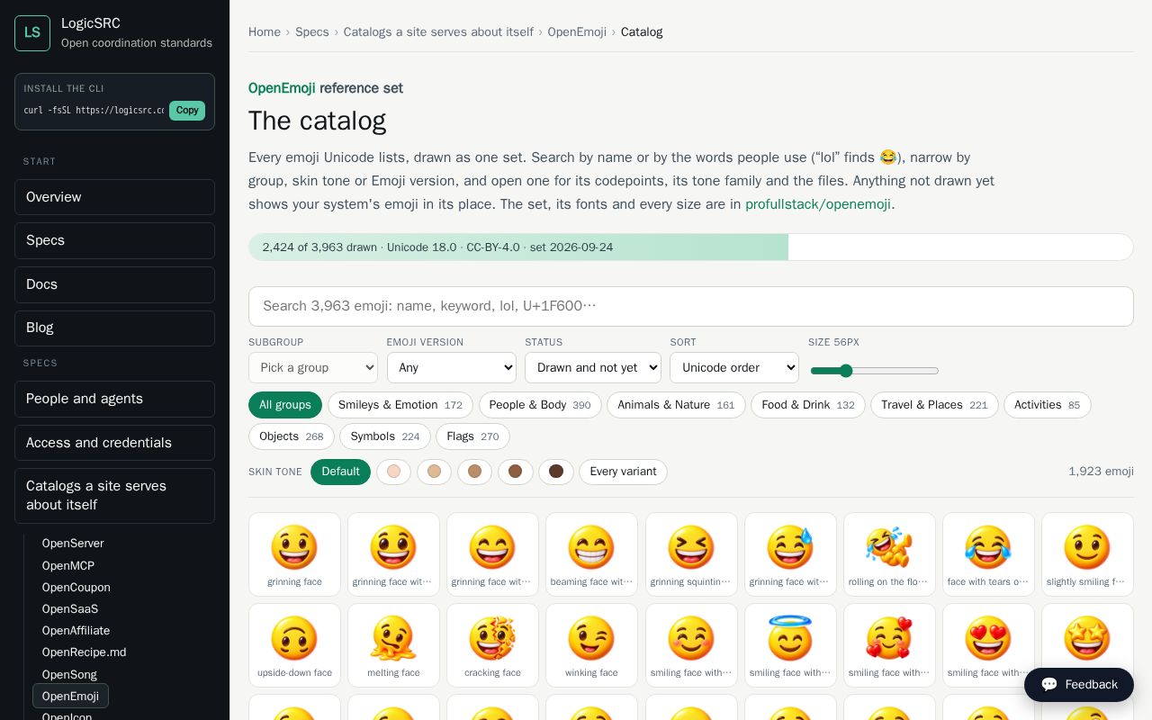 Preview of Openemoji