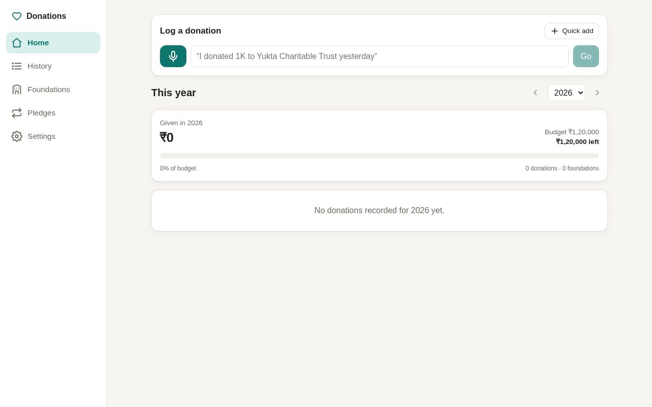 Preview of Donation Tracker