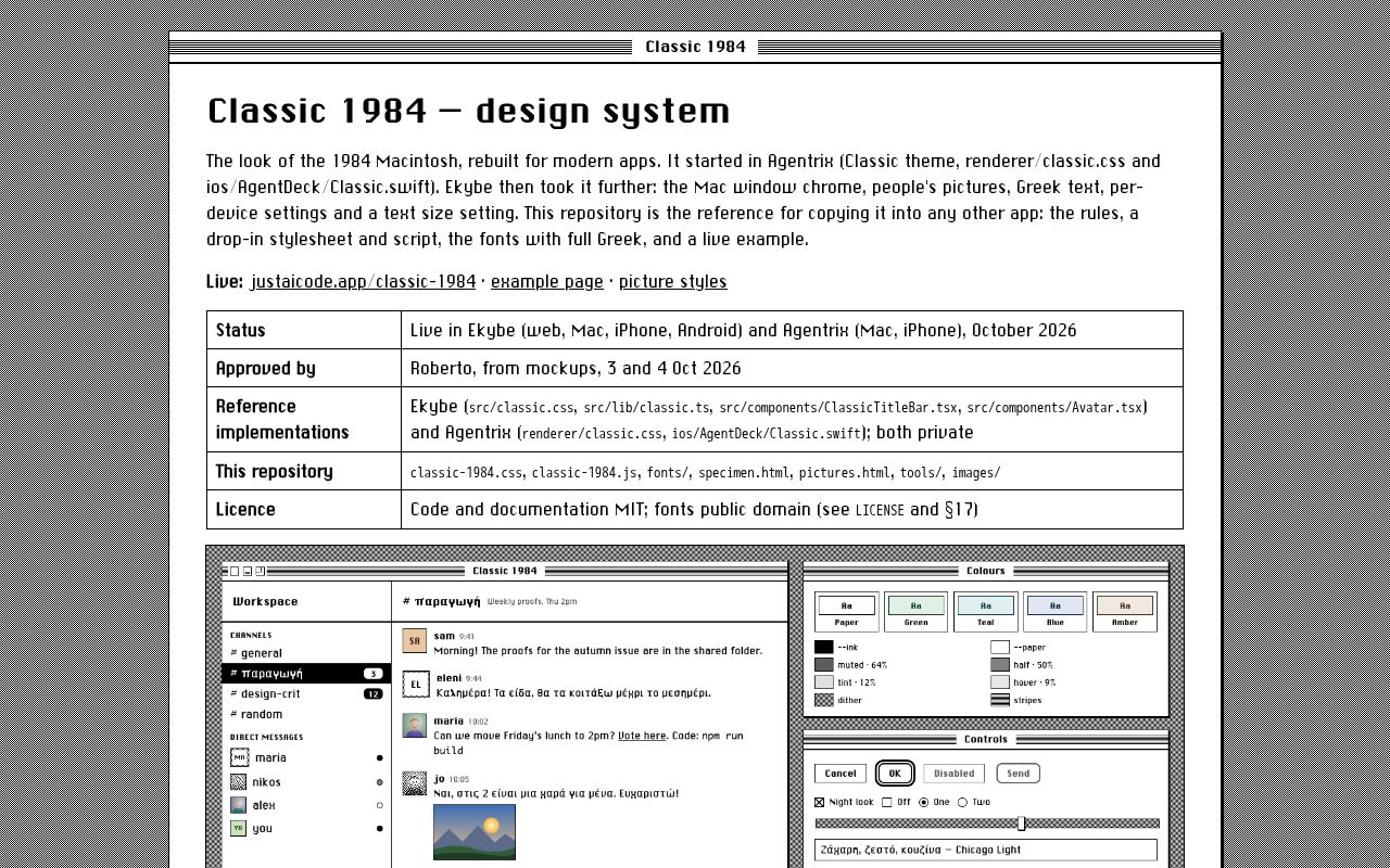Preview of Classic 1984