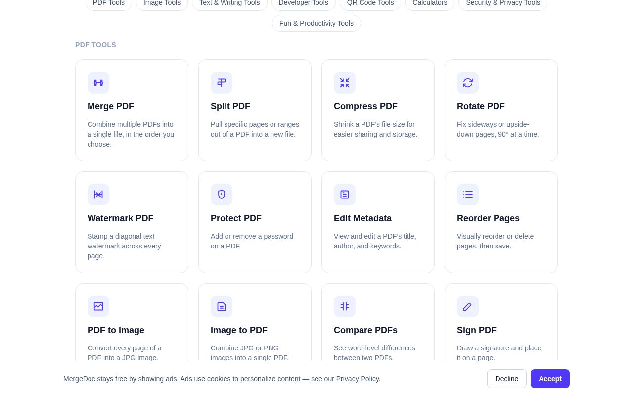 Preview of MergeDoc