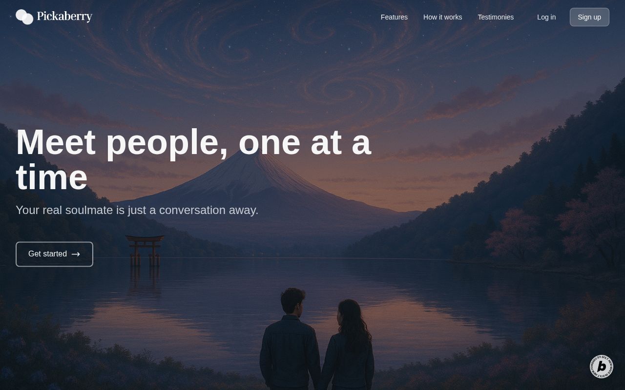Preview of Pickaberry - Meet one person at a time