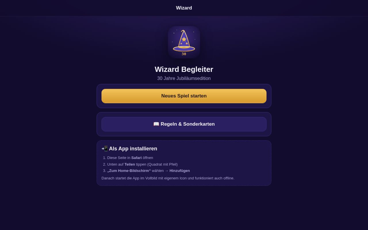 Preview of Wizard App