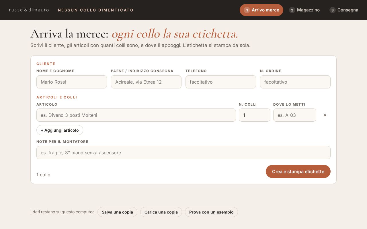 Preview of Russodimauro Logistica