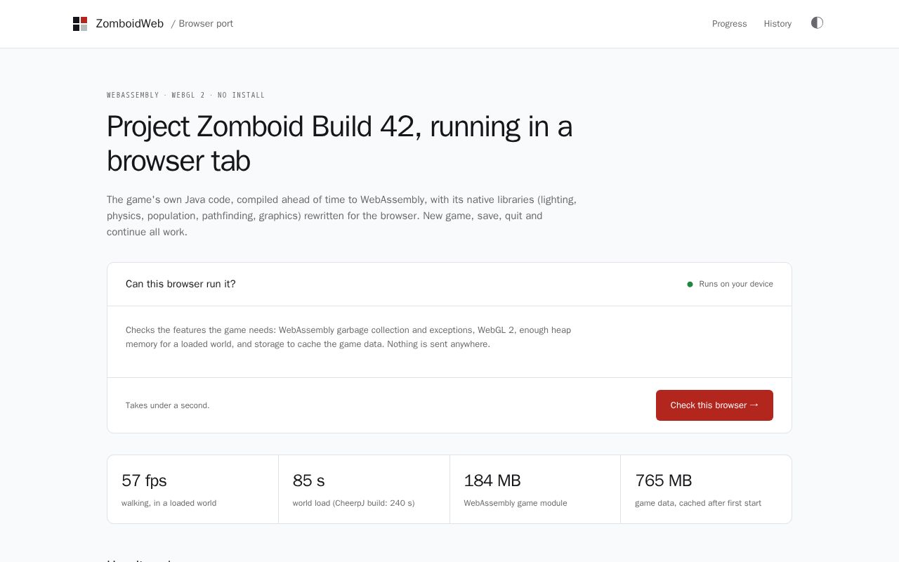 Preview of ZomboidWeb