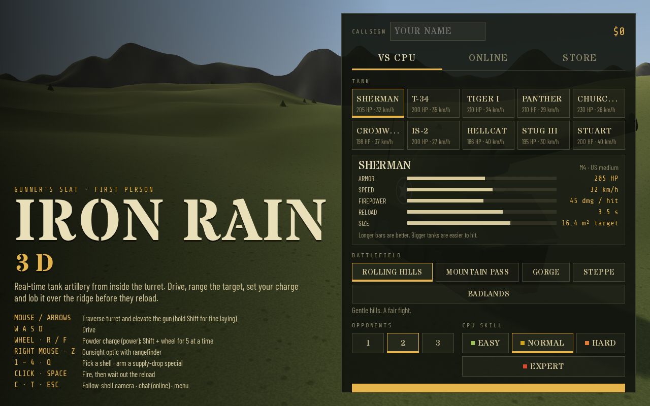 Preview of Iron Rain 3d