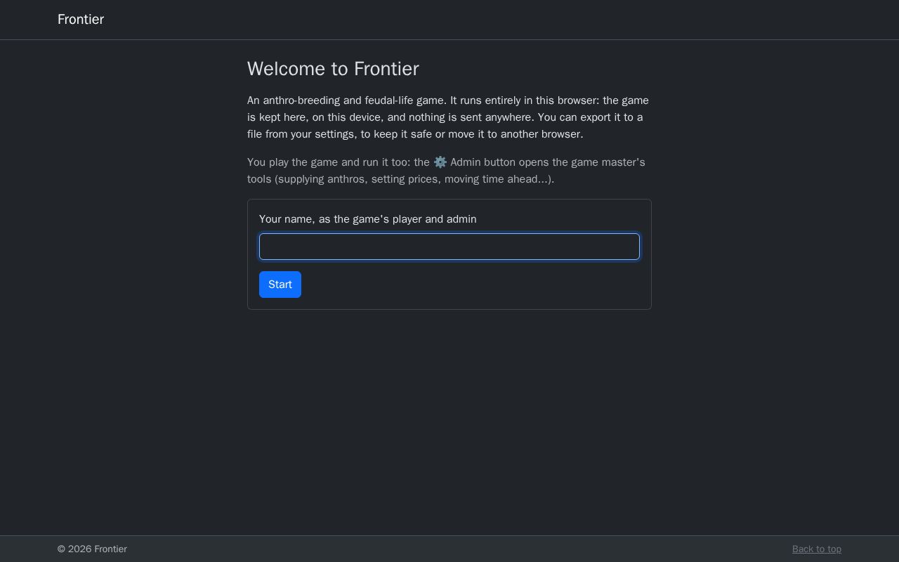 Preview of Frontier