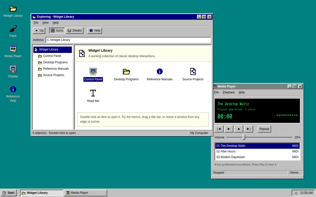 Preview of GUI95 Reference Desktop