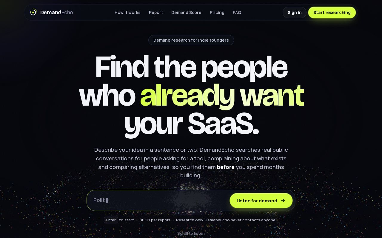 Preview of SaaS Idea Validation & Market Research