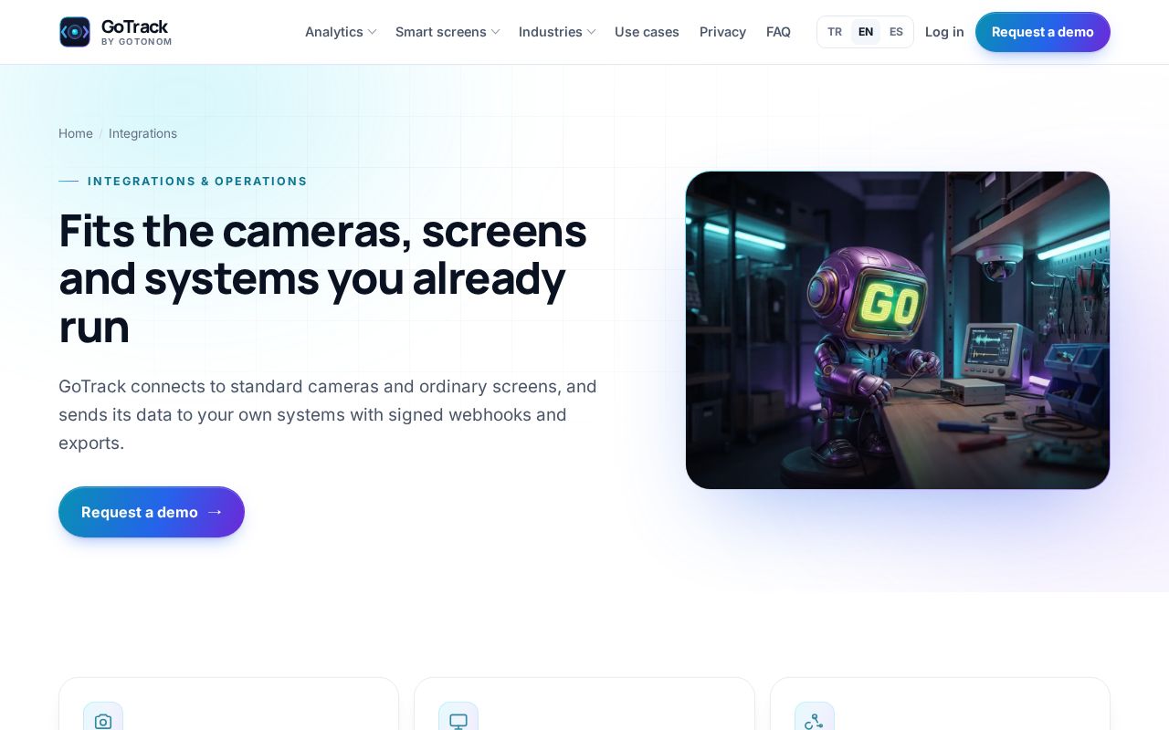 Preview of Gotrack Integrations
