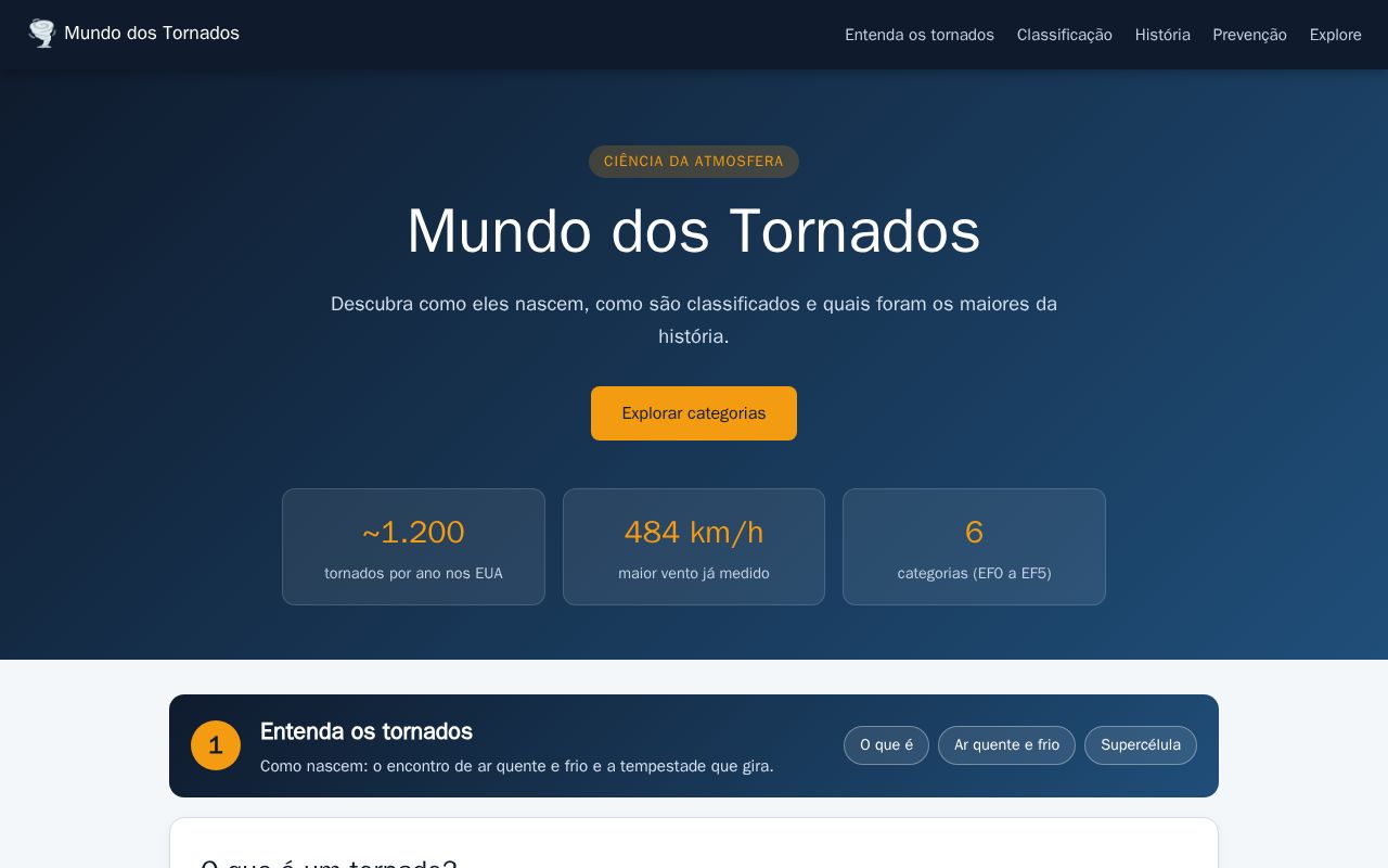 Preview of Mundo Dos Tornados