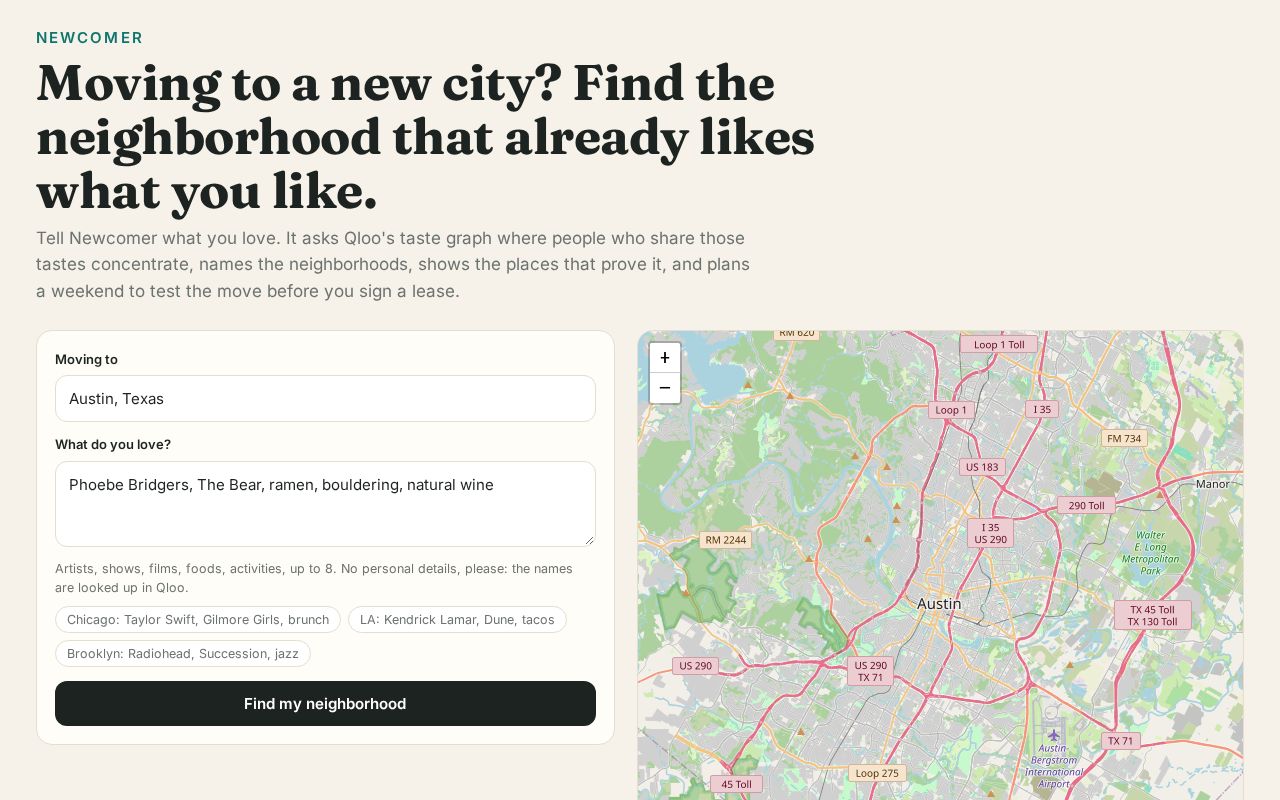 Preview of Newcomer