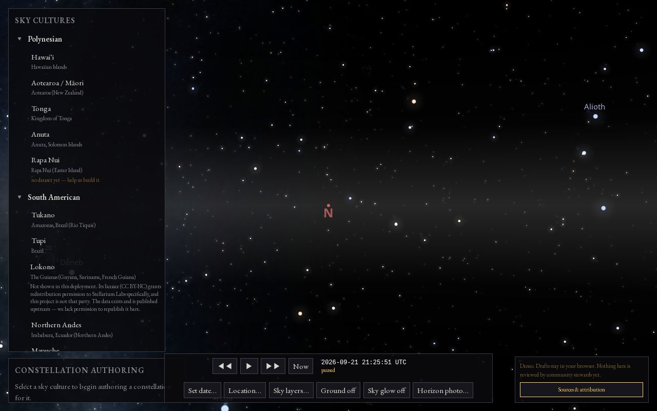Preview of Indigenous Stellarium