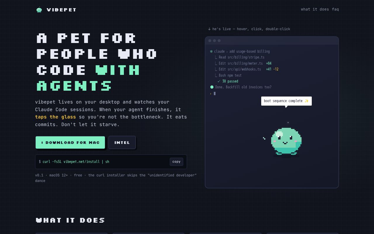 Preview of Vibepet