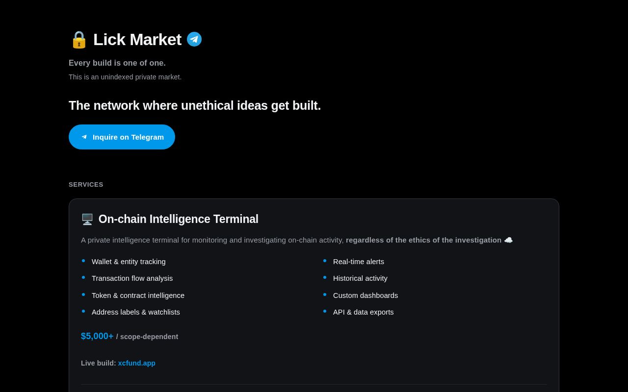 Preview of Lickmarket