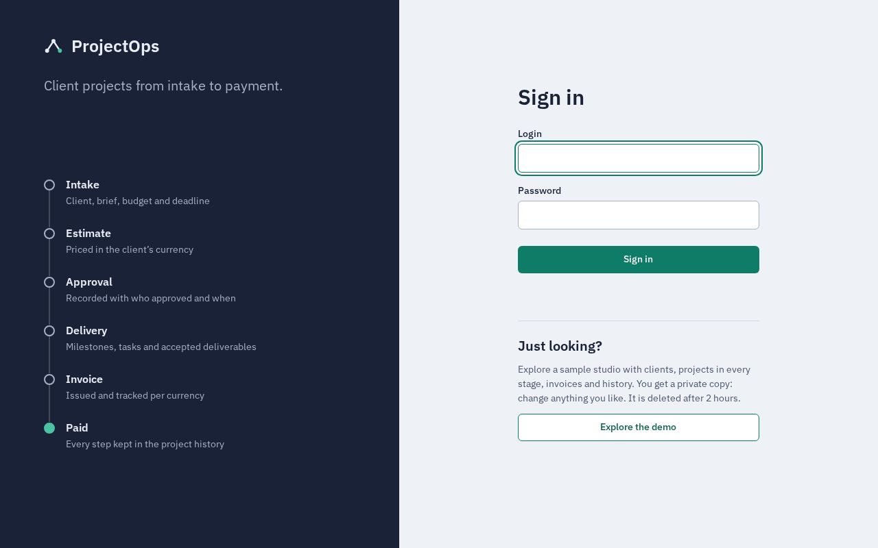 Preview of Projectops