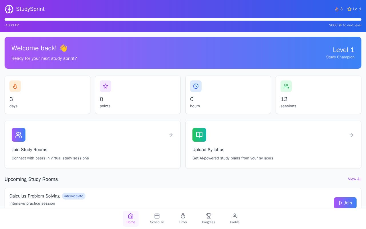 Preview of StudySprint