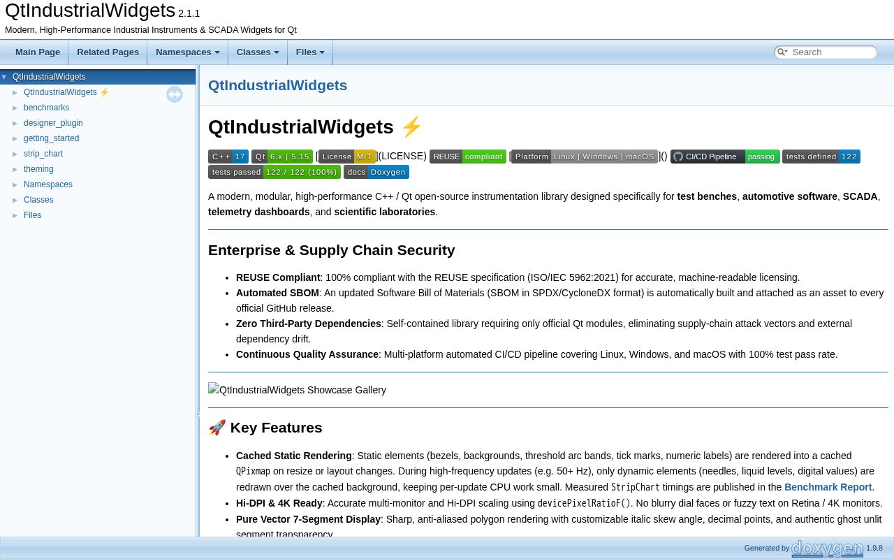 Preview of QtIndustrialWidgets