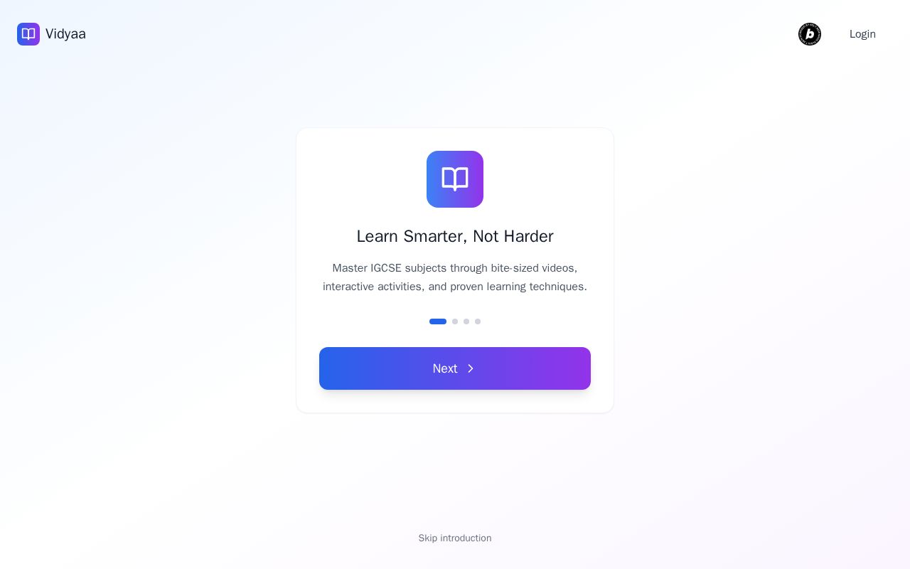 Preview of Vidyaa.com