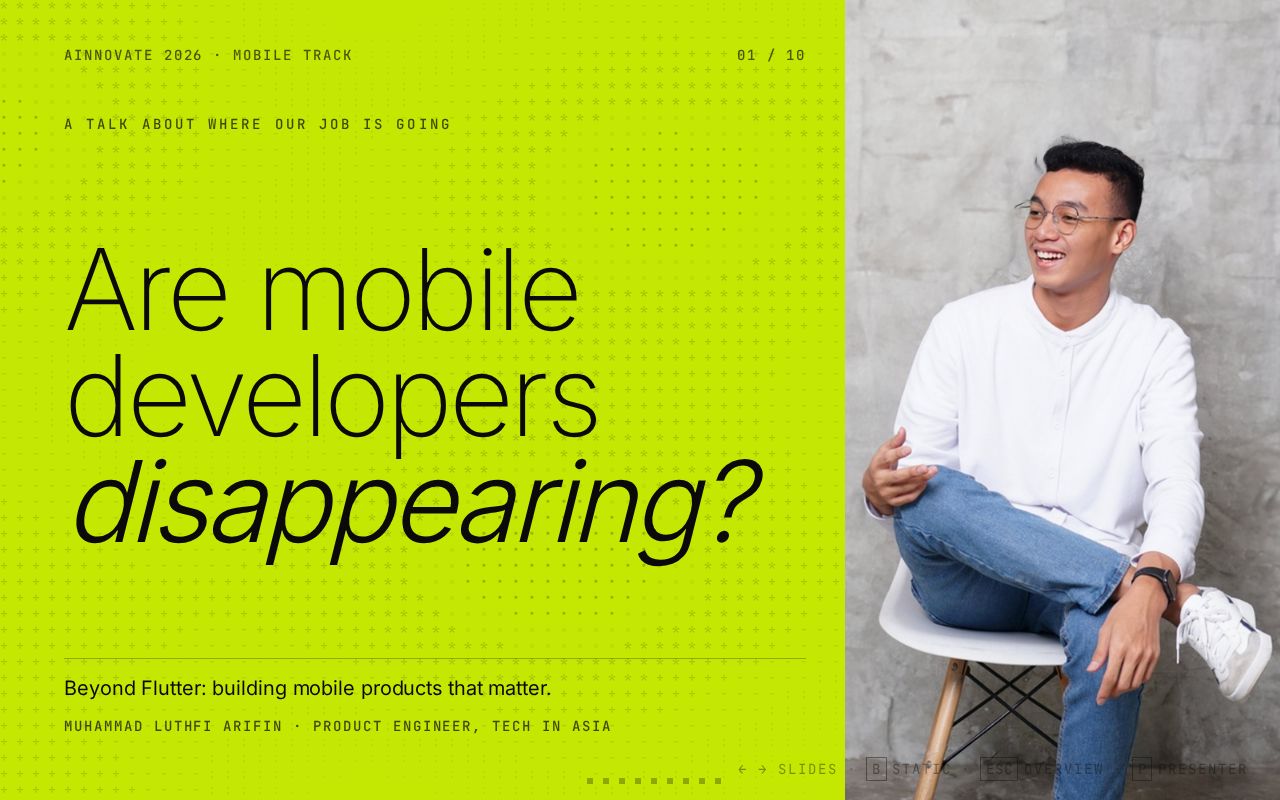 Preview of Slide Are Mobile Developers Disappearing