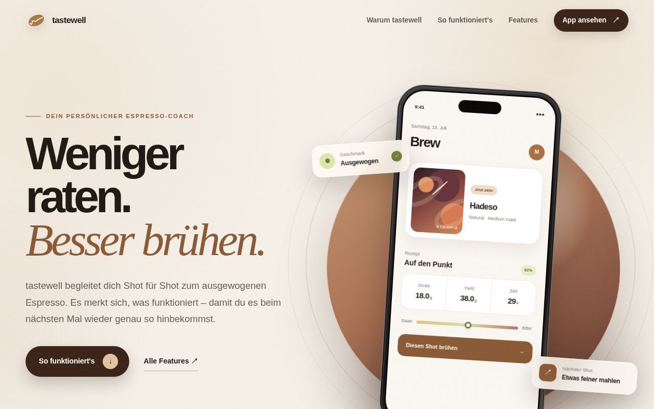 Preview of tastewell