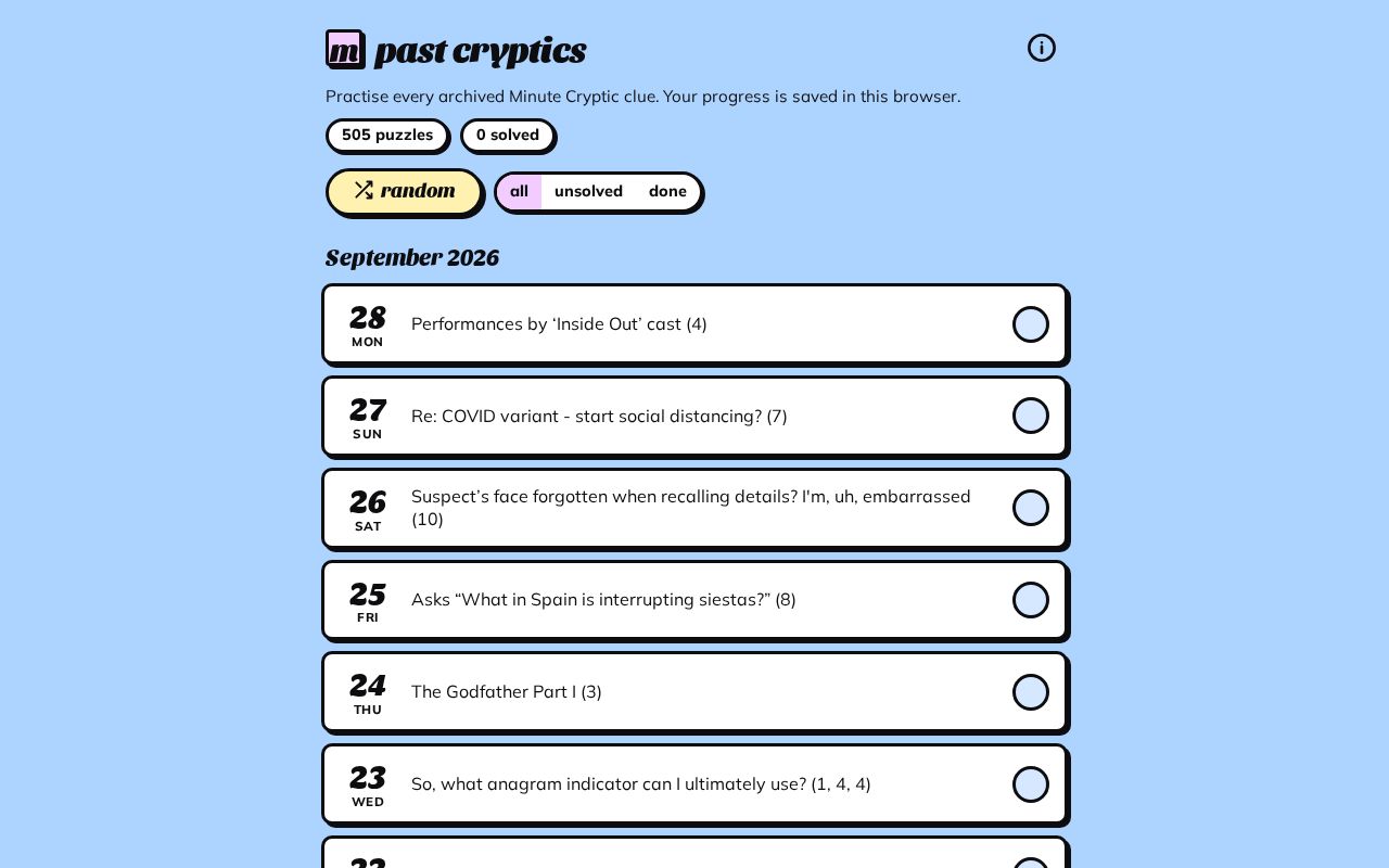 Preview of PastCryptics