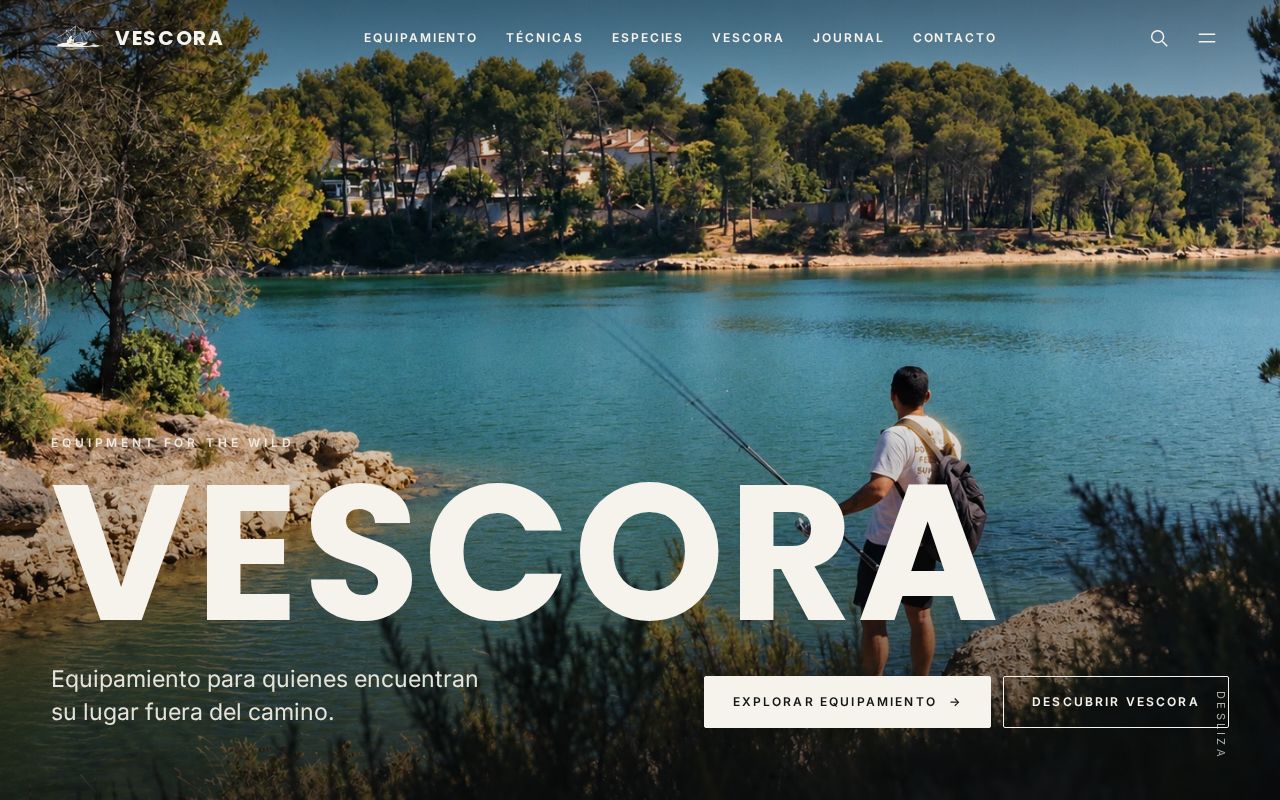 Preview of Vescora Outdoor Web
