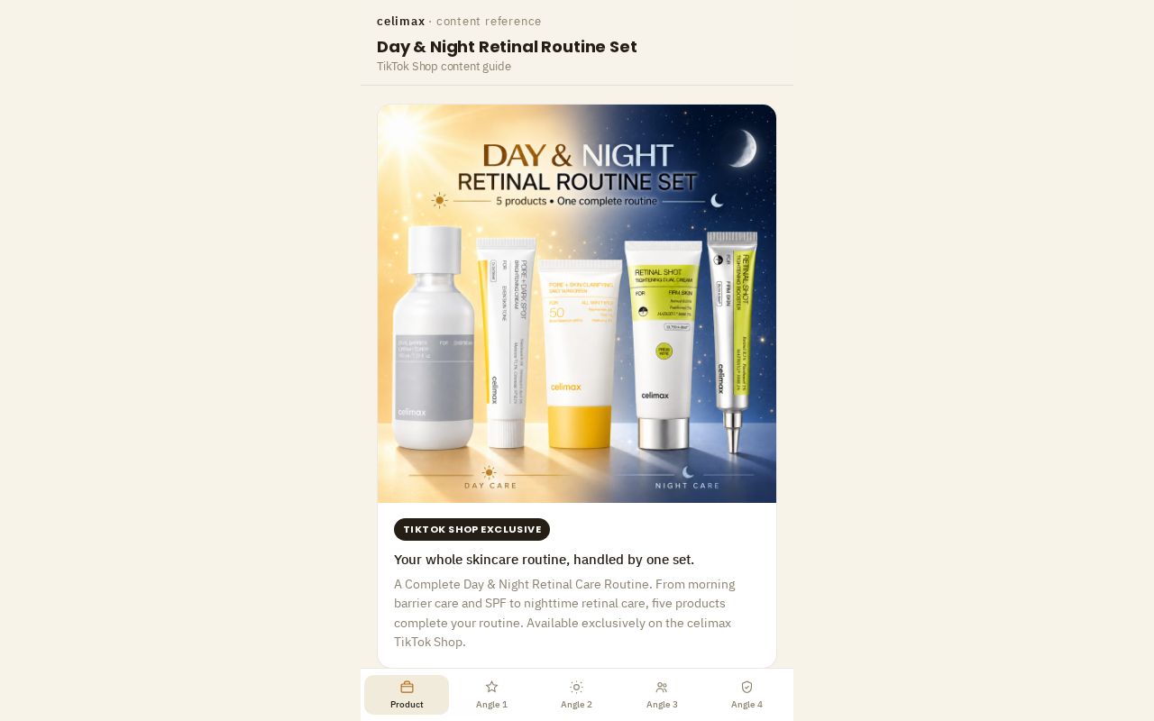 Preview of Day Night Retinal Routine Set