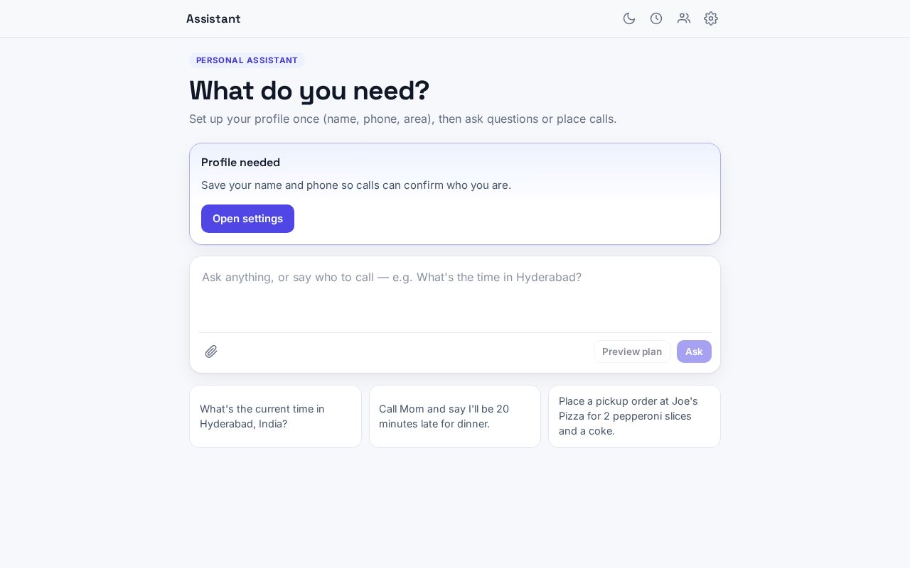 Preview of Assistant