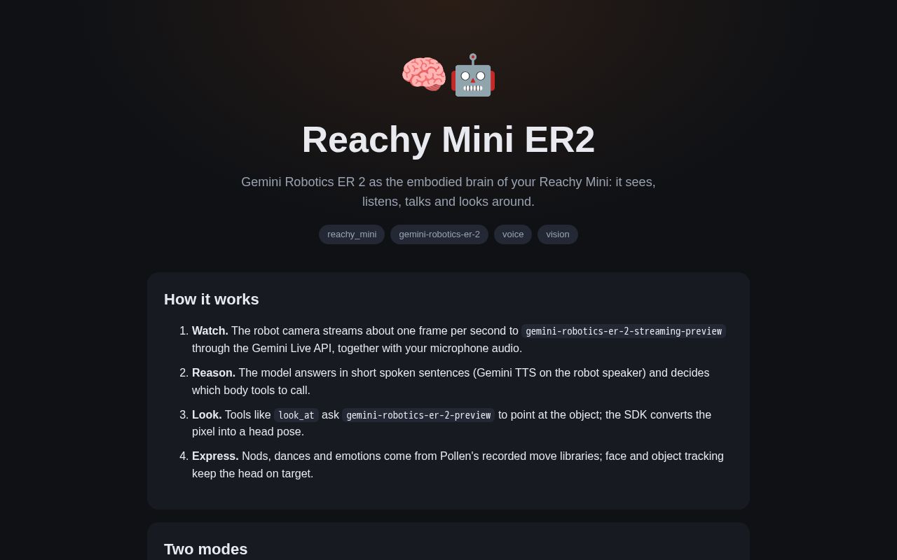 Preview of Reachy Mini ER2