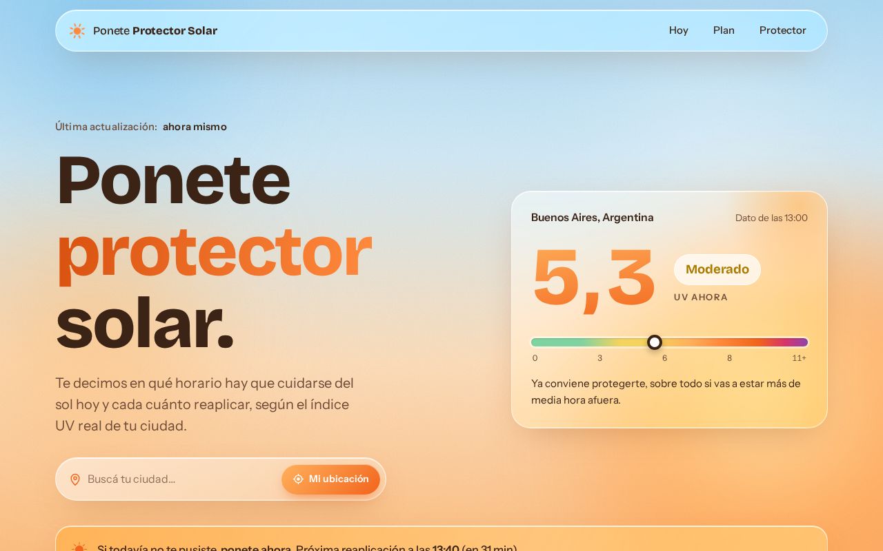 Preview of Ponete Protector Solar