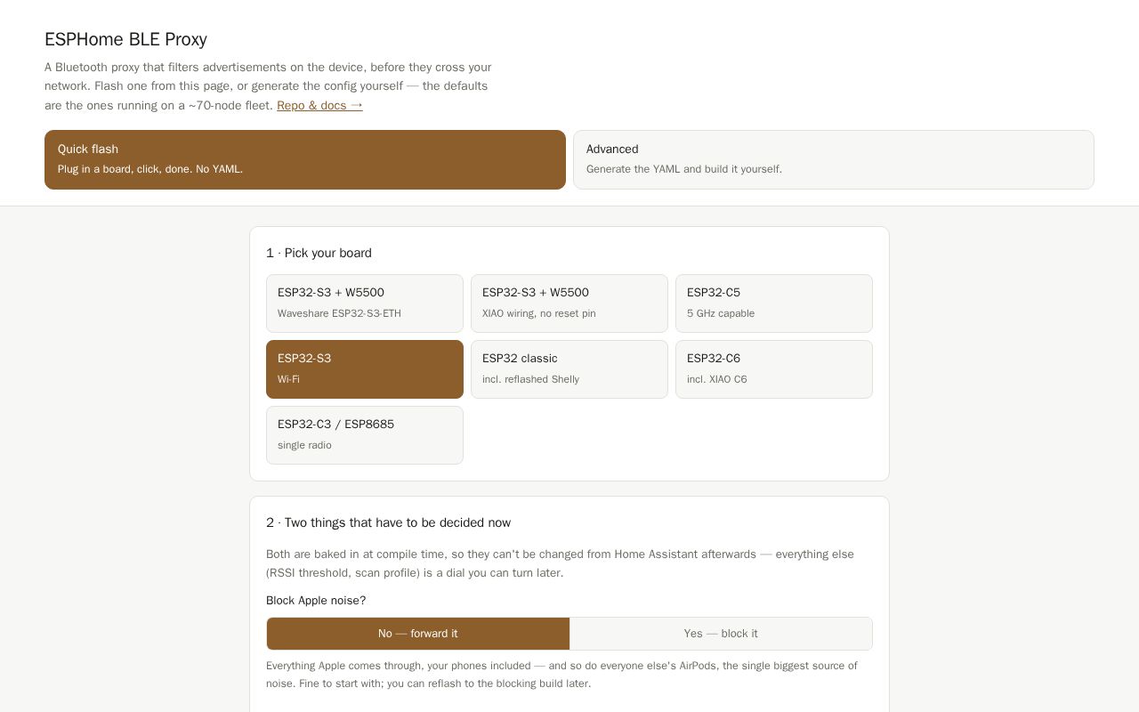Preview of Esphome Ble Proxy
