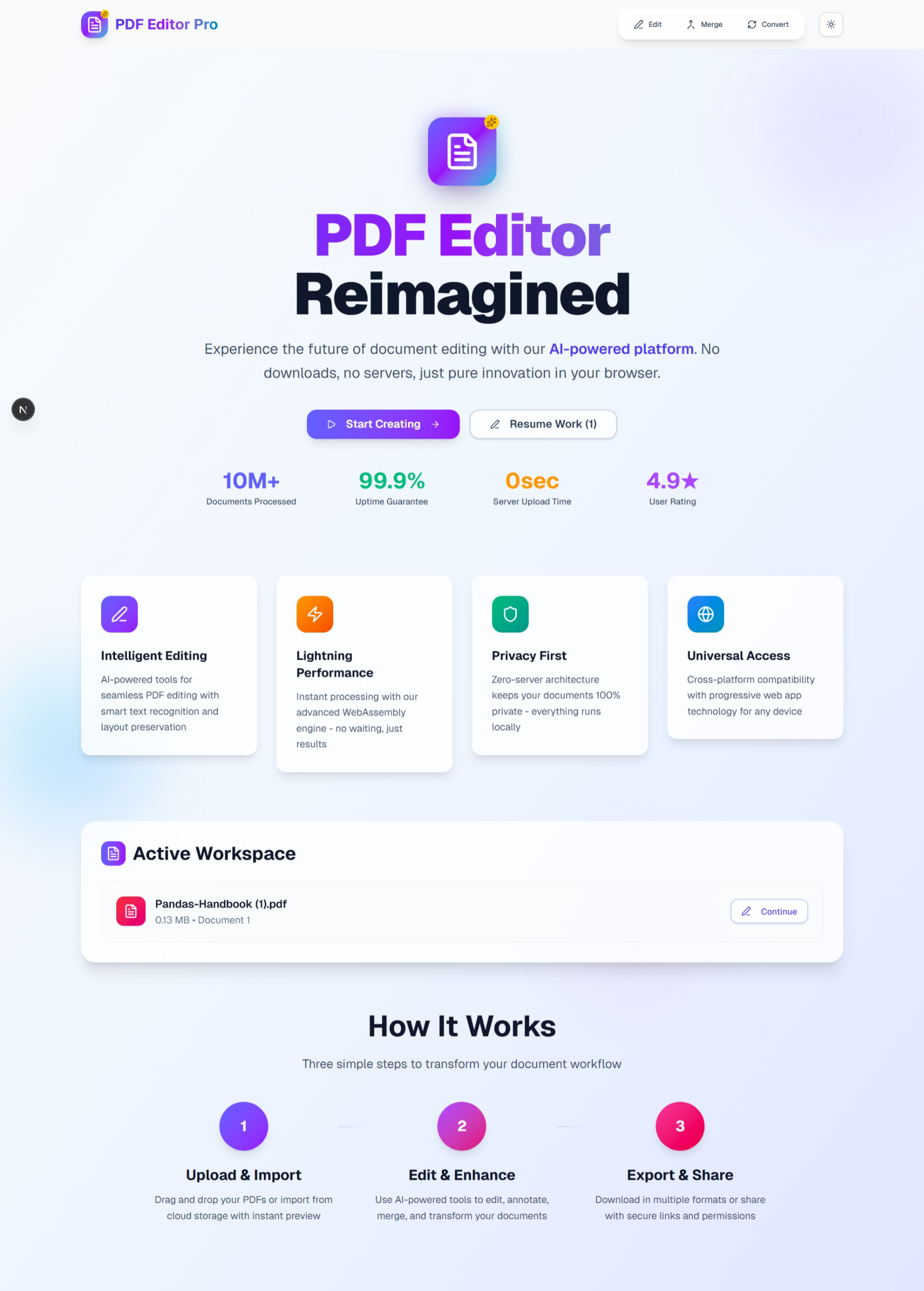 Preview of PDF Editor