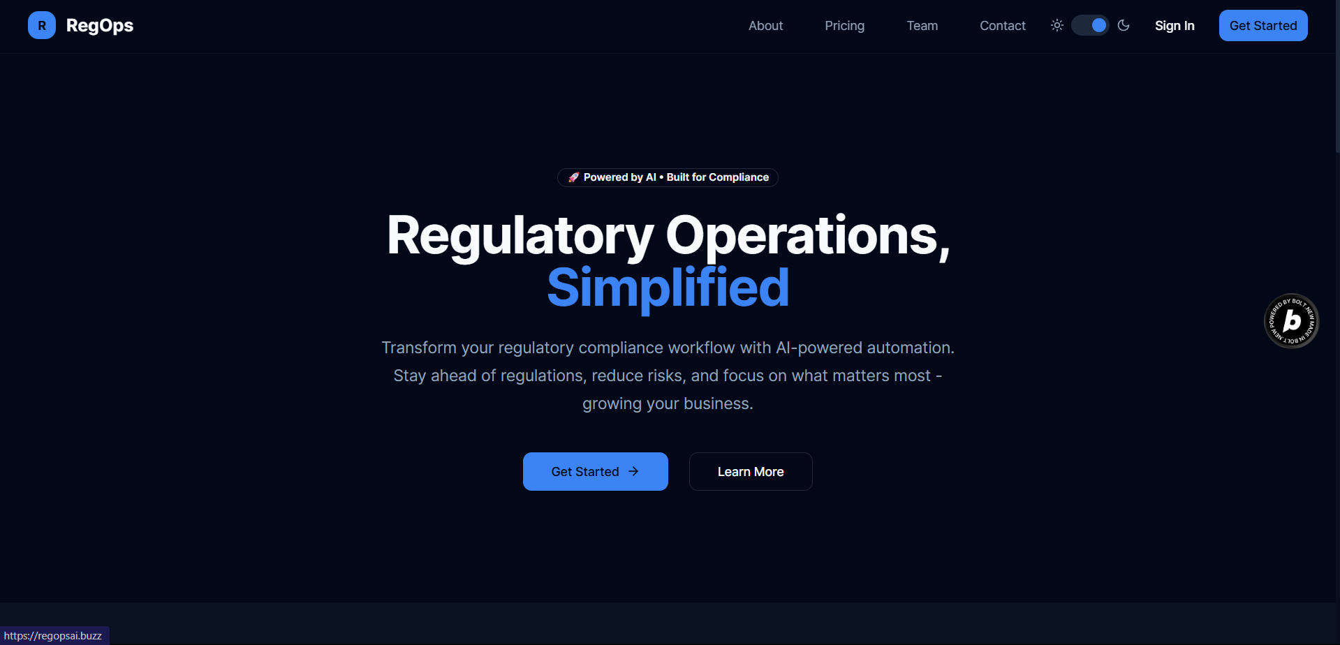 Preview of RegOps AI Suite